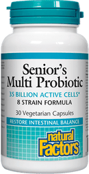 Natural Factors Seniors Multi Probiotic 8 Strain Formula 30 Capsules