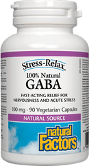 Natural Factors Stress-Relax GABA 100mg 90 Capsules