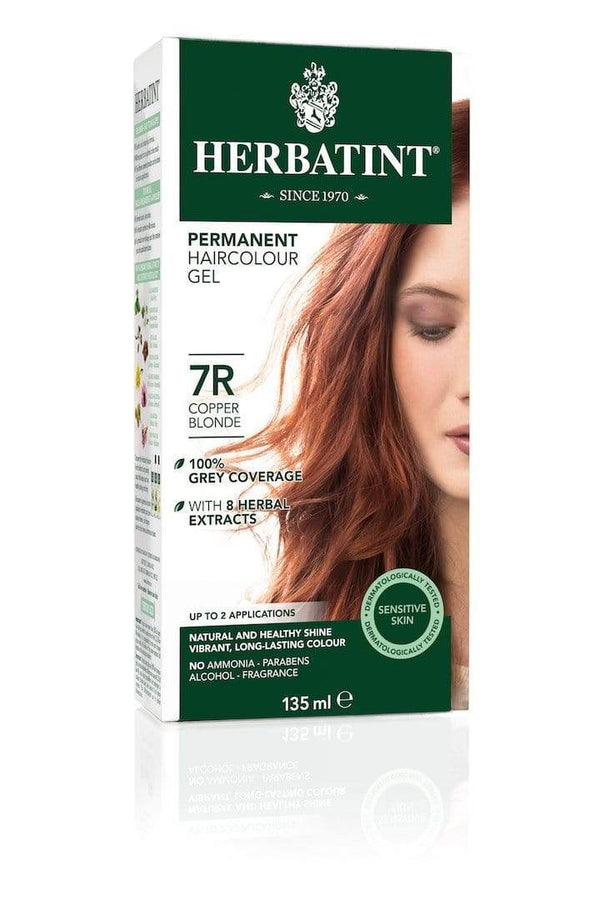 جل هيرباتينت لتلوين الشعر بالأعشاب الدائمة - 7R أشقر نحاسي