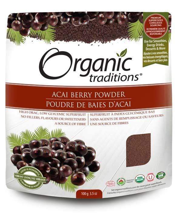 التقاليد العضوية تجميد مسحوق التوت Acai المجفف