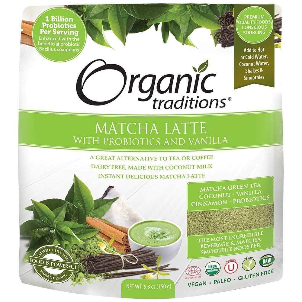 Organic Traditions Matcha Latte with Probiotics