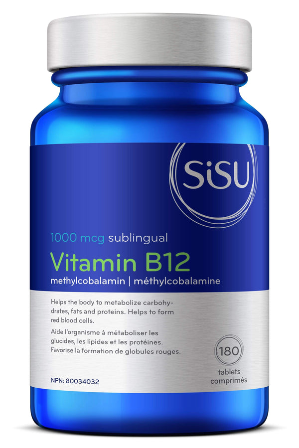 Sisu Vitamin B12 1000 mcg Sublingual - Bonus Size