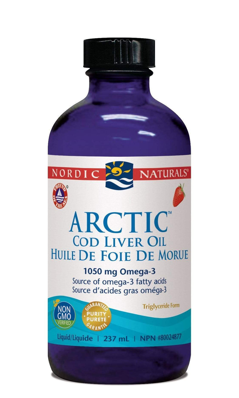 Nordic Naturals Arctic Cod Liver Oil Strawberry 237 ml
