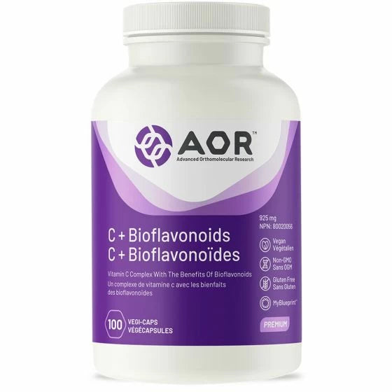 AOR, C + Bioflavonoids, 925mg, 100 Capsules