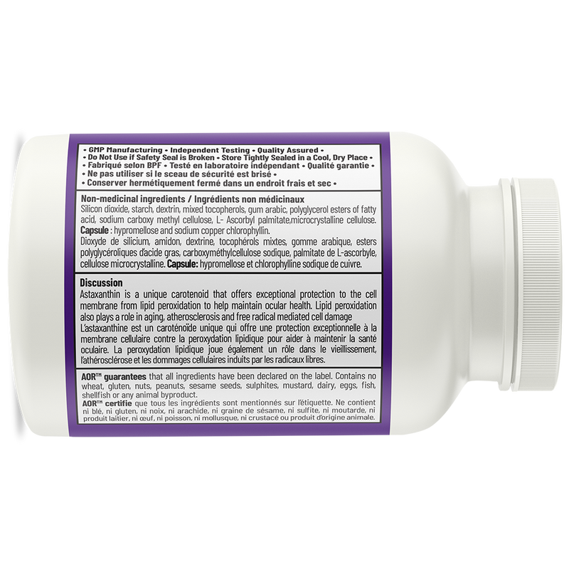 AOR 아스타잔틴 4 mg, 60 캡슐