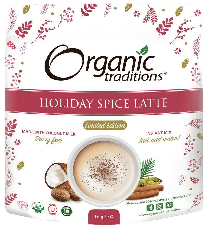 Organic Traditions Holiday Spice Latte 150 g