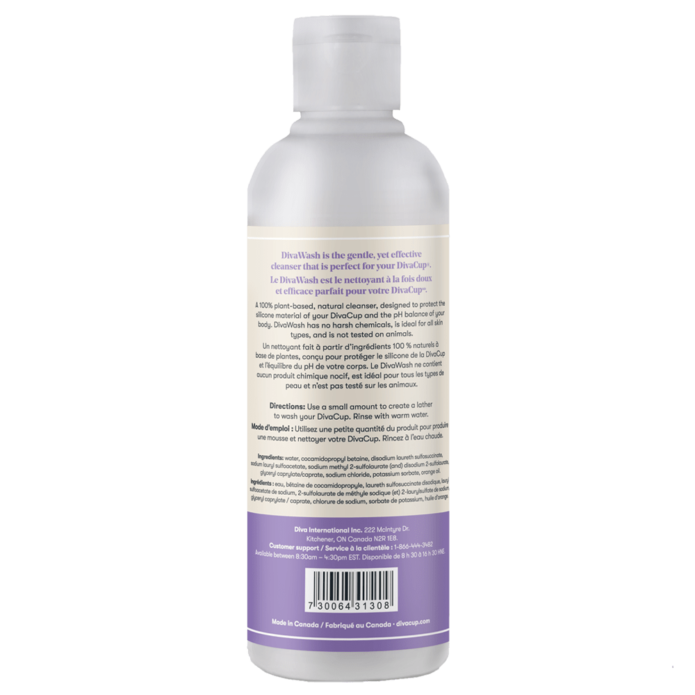DivaWash Menstrual Cup Cleanser 6 oz/ 177 ml