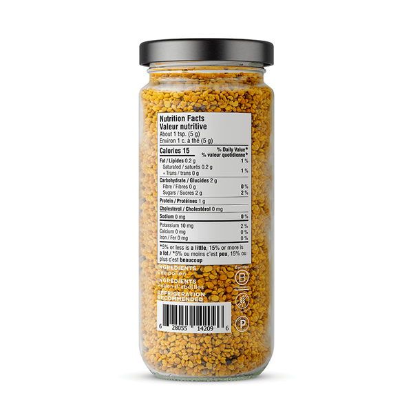 Beekeeper's Naturals, 100% Raw Canadian Bee Pollen, 150g