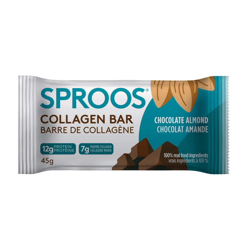 Sproos Marine Collagen Bar, Chocolate Almond (12pk)