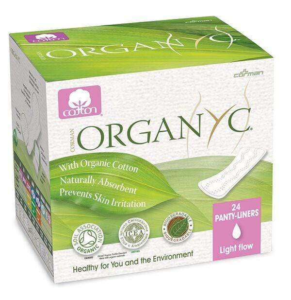 Organ(y)c Panty Liners With Organic Cotton Folded 24 Panty Liners