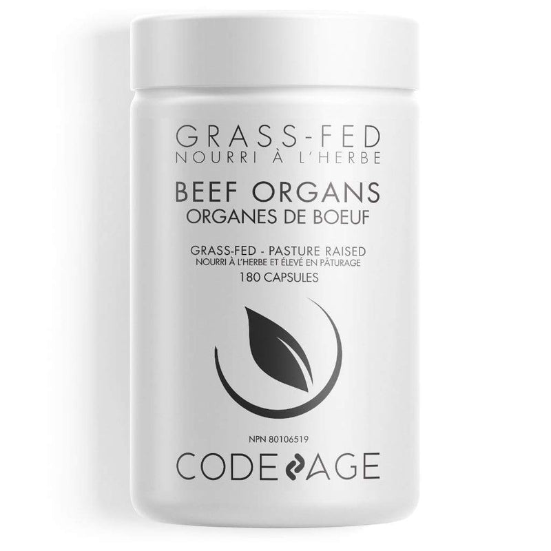 أعضاء لحم البقر التي تتغذى على العشب Codeage - مصدر الفيتامينات والمغذيات الدقيقة