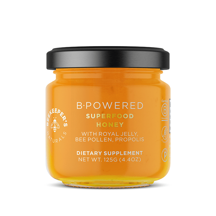 Beekeeper's Naturals, B.Powered Superfood Honey, 125g