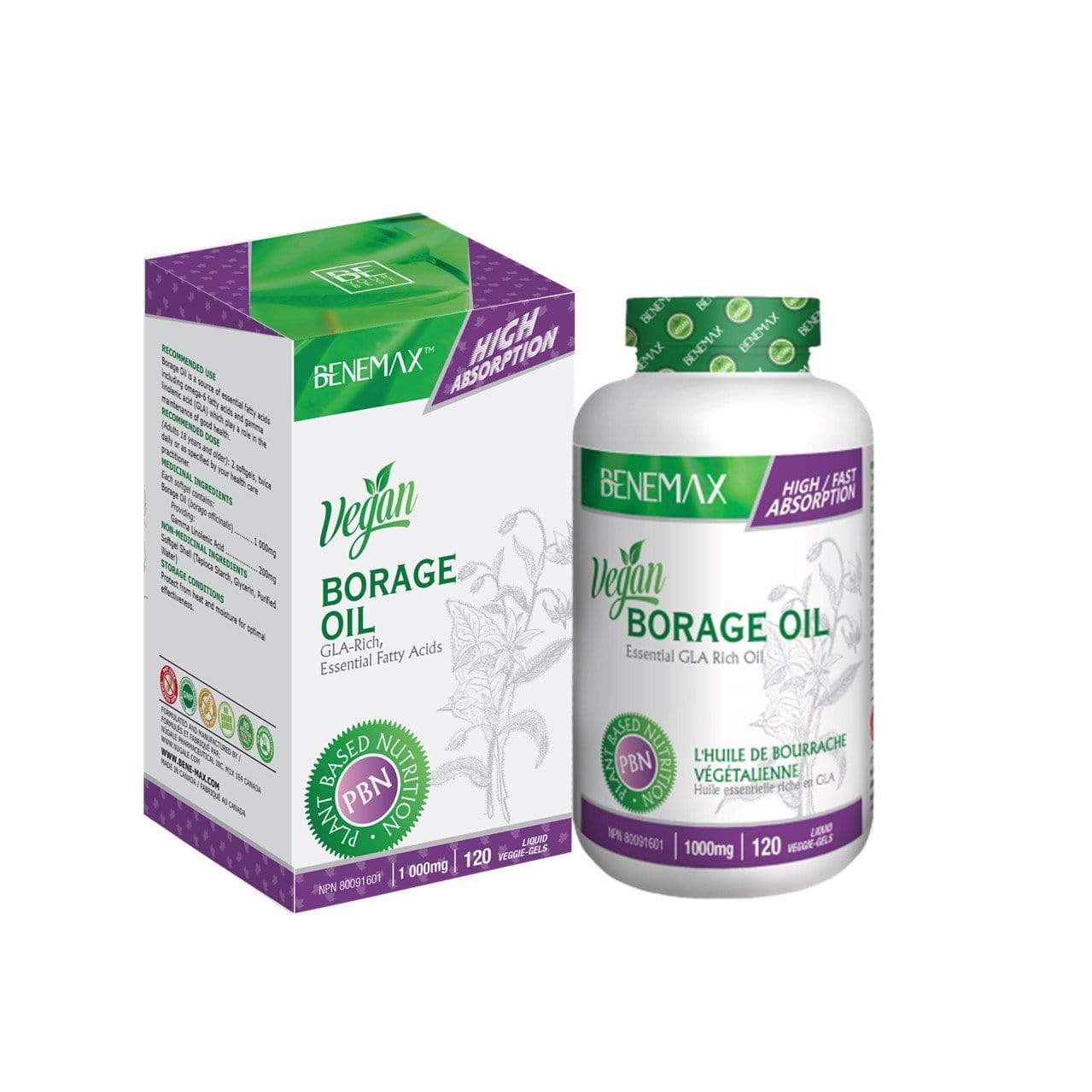 Benemax Vegan Borage Oil