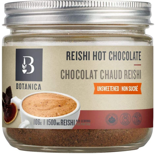 Botanica Reishi 핫 초콜릿 무가당 음료 믹스 