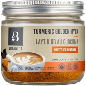 Botanica Turmeric Golden Mylk Unsweetened Chocolate Beverage Mix