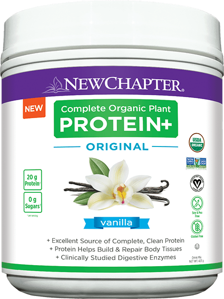 New Chapter Complete Organic Plant PROTEIN+ Original Vanilla 423 g