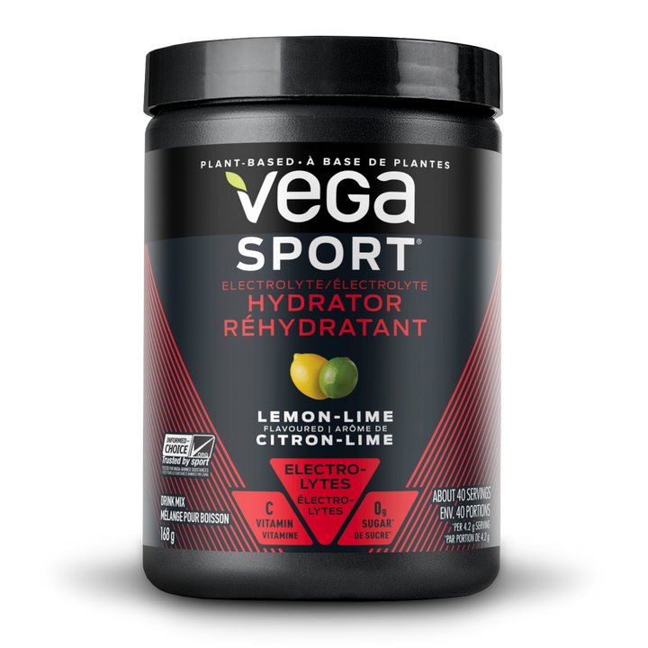 Vega Sport, Electrolyte Hydrator, Lemon Lime, 168g