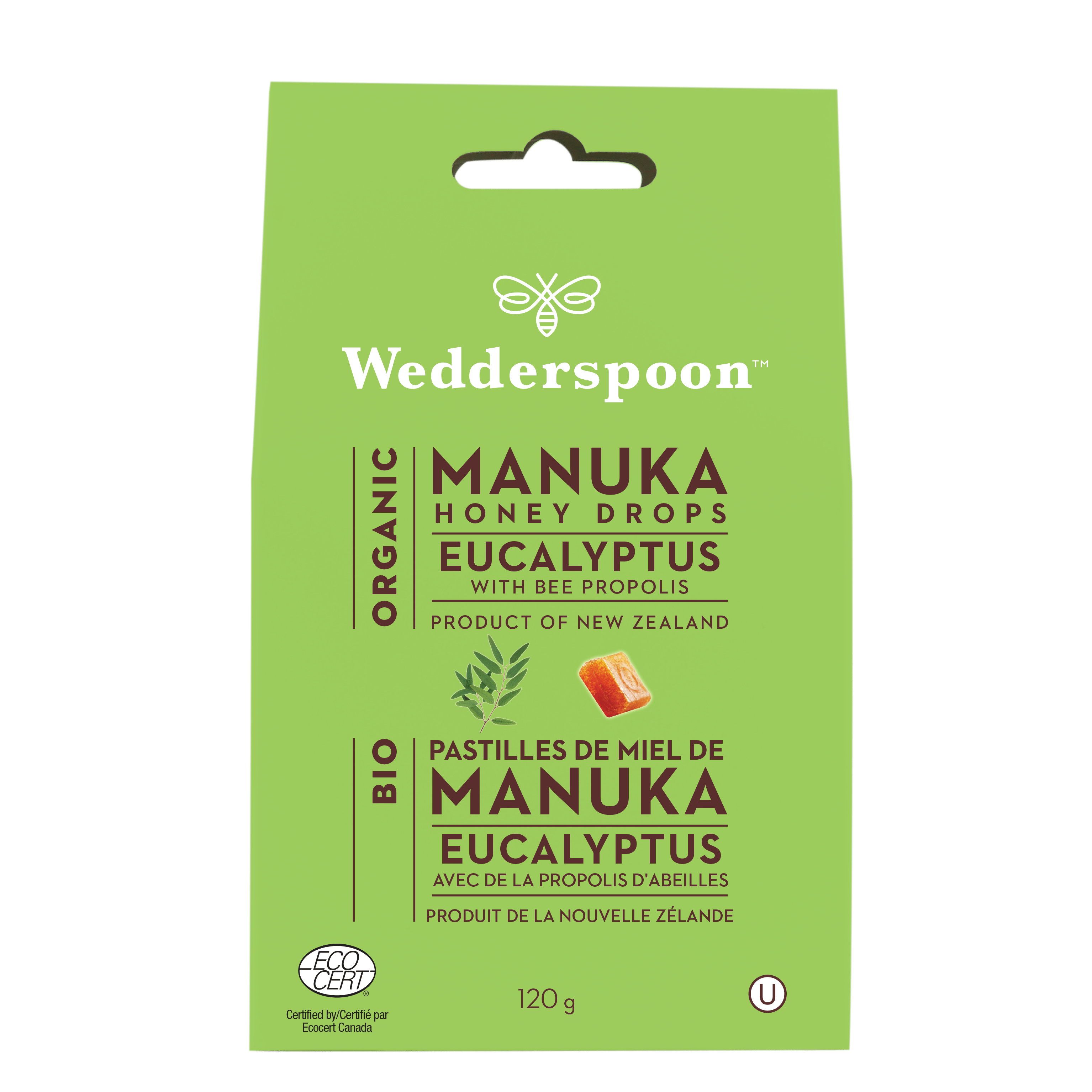 Wedderspoon Manuka Honey Eucalyptus Drops