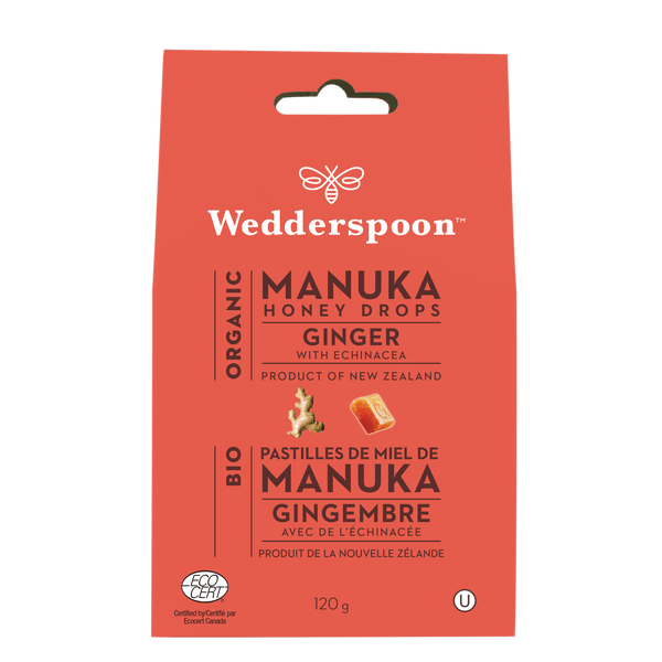 Wedderspoon Manuka Honey Ginger Drops