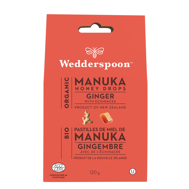Wedderspoon Manuka Honey Ginger Drops