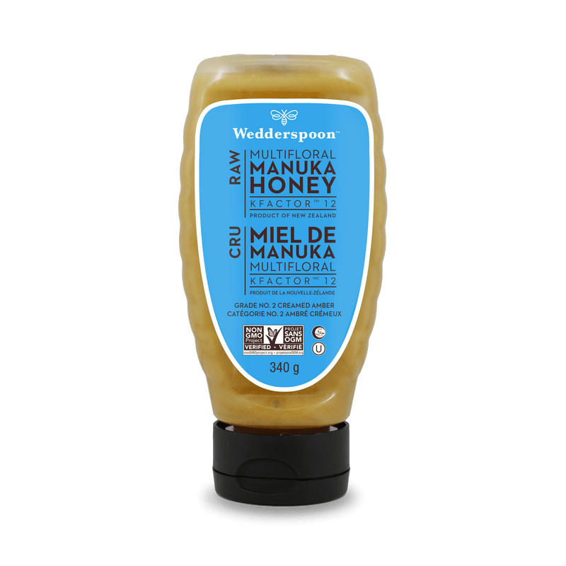 Wedderspoon Raw Multifloral Manuka Honey KFactor 12