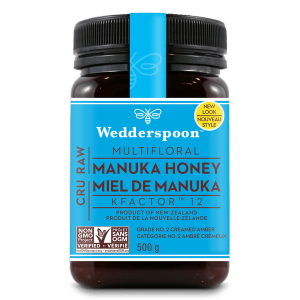 Wedderspoon Raw Monofloral  Manuka Honey KFactor 12, 500g