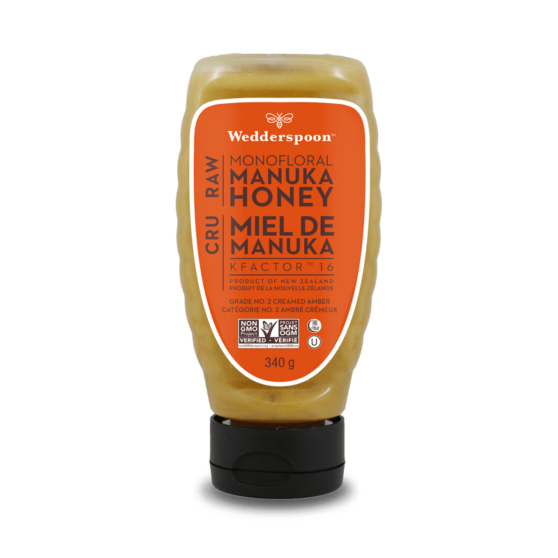 Wedderspoon Raw Monofloral Manuka Honey KFactor 16