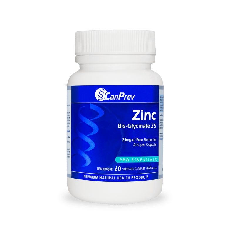 CanPrev Zinc Bis-Glycinate 25 60 V-Caps