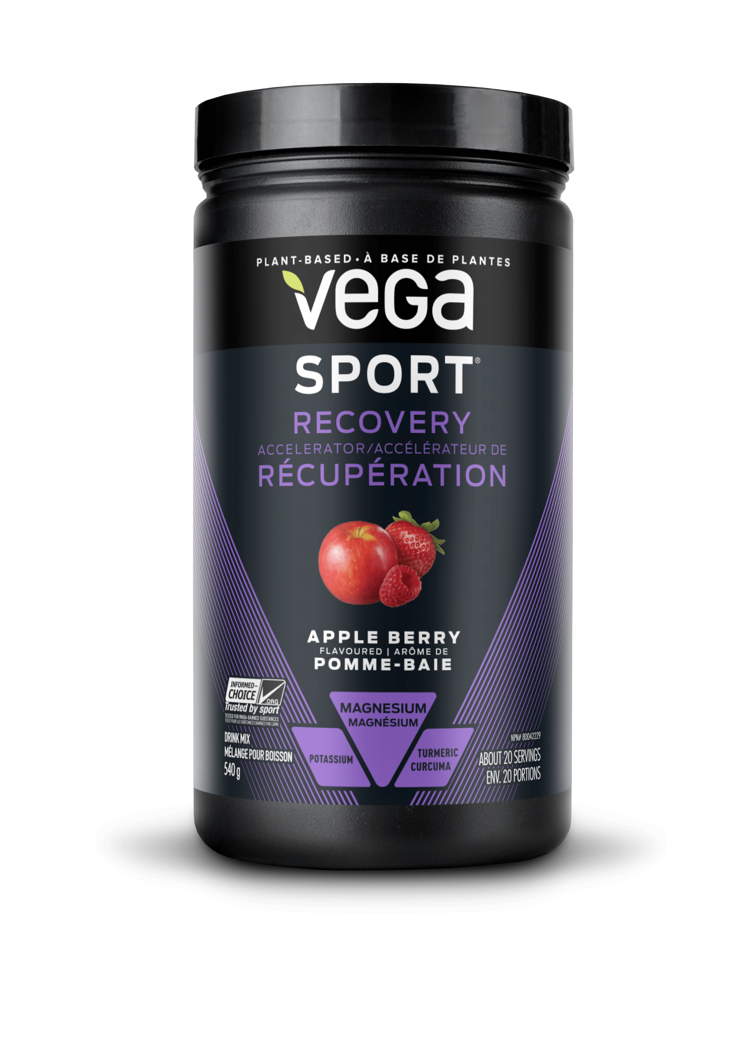Vega Sport Recovery Accelerator Apple Berry 540 g