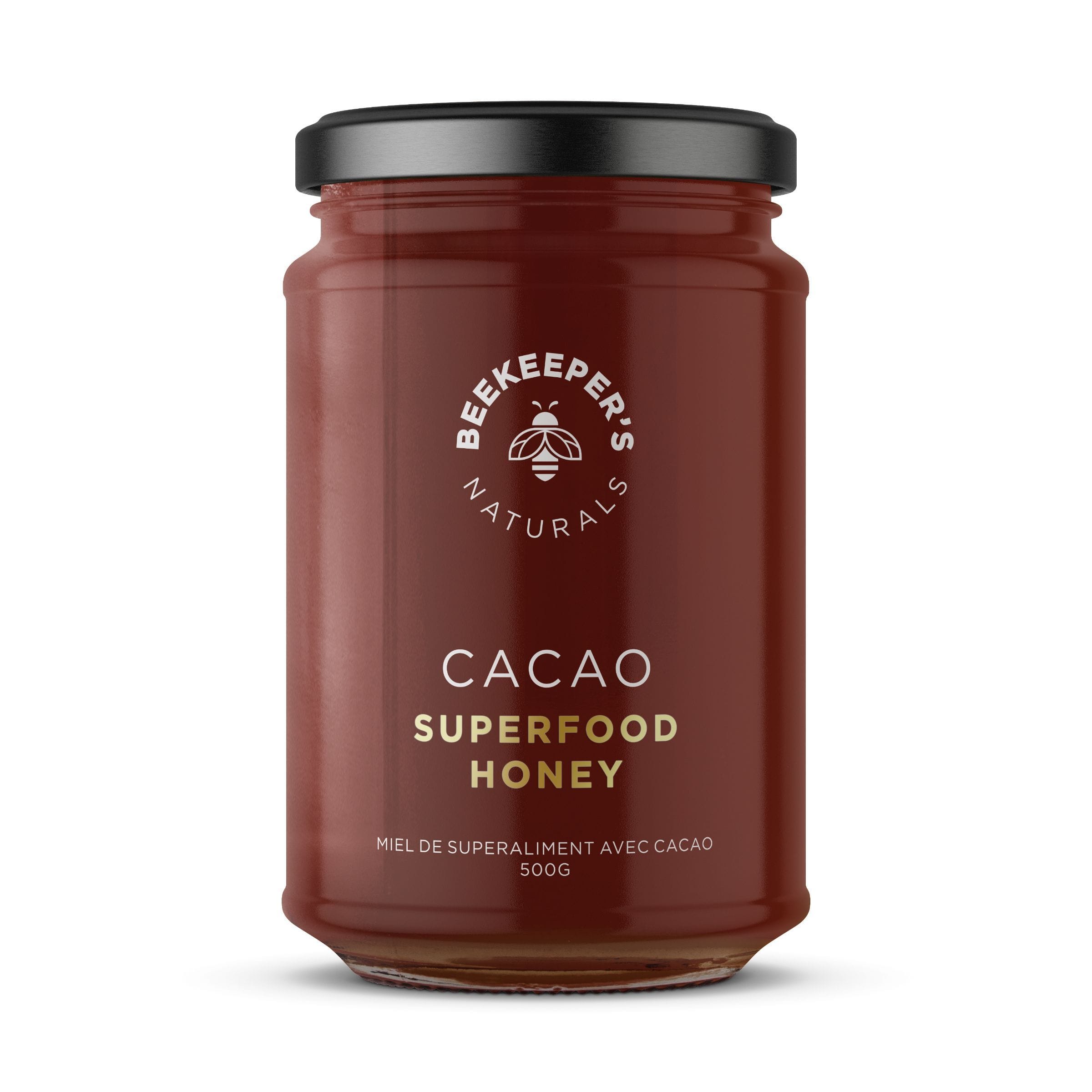 Beekeeper's Naturals, Superfood Honey with Cacao, 500g