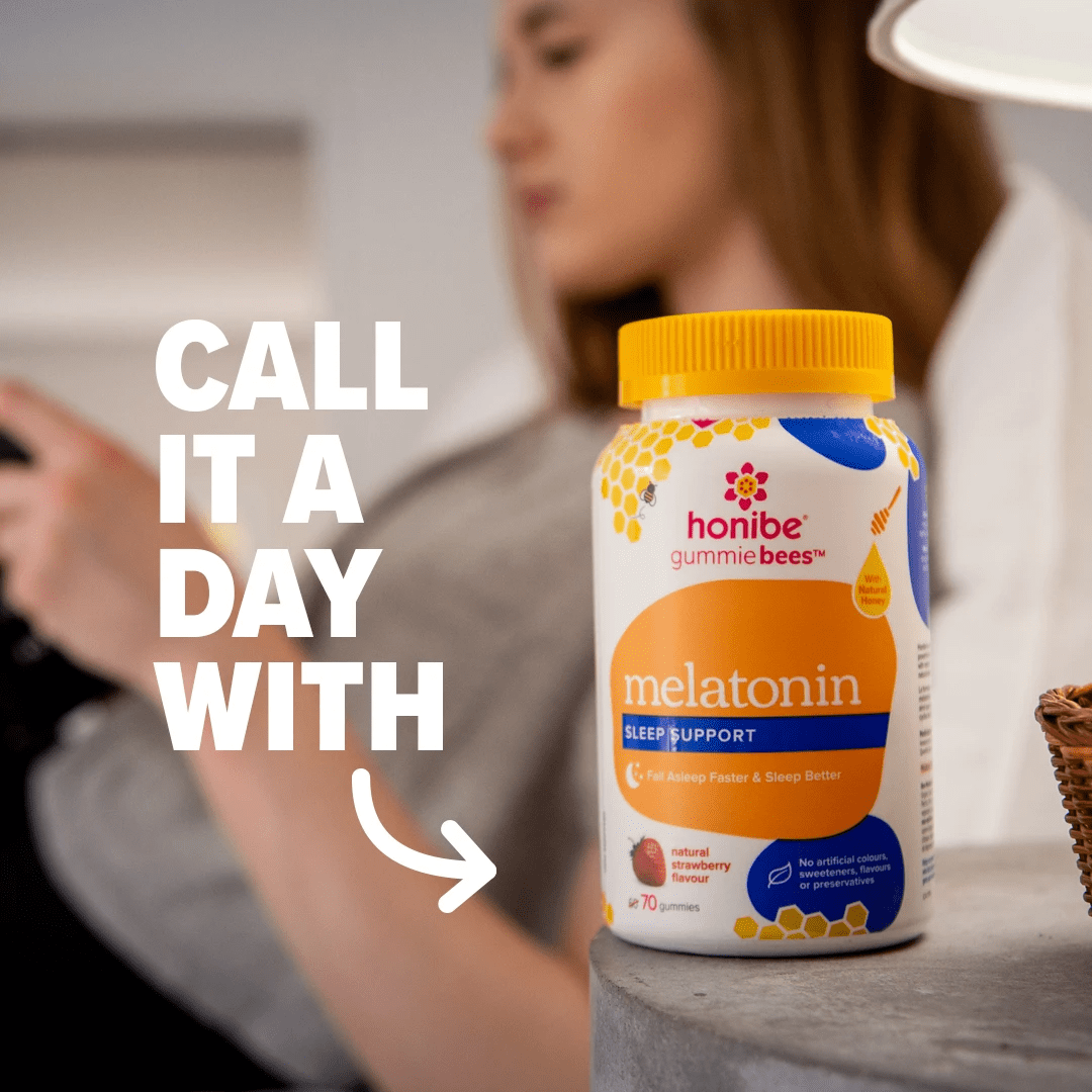 Honibe Melatonin  Gummies Bees  Sleep Support