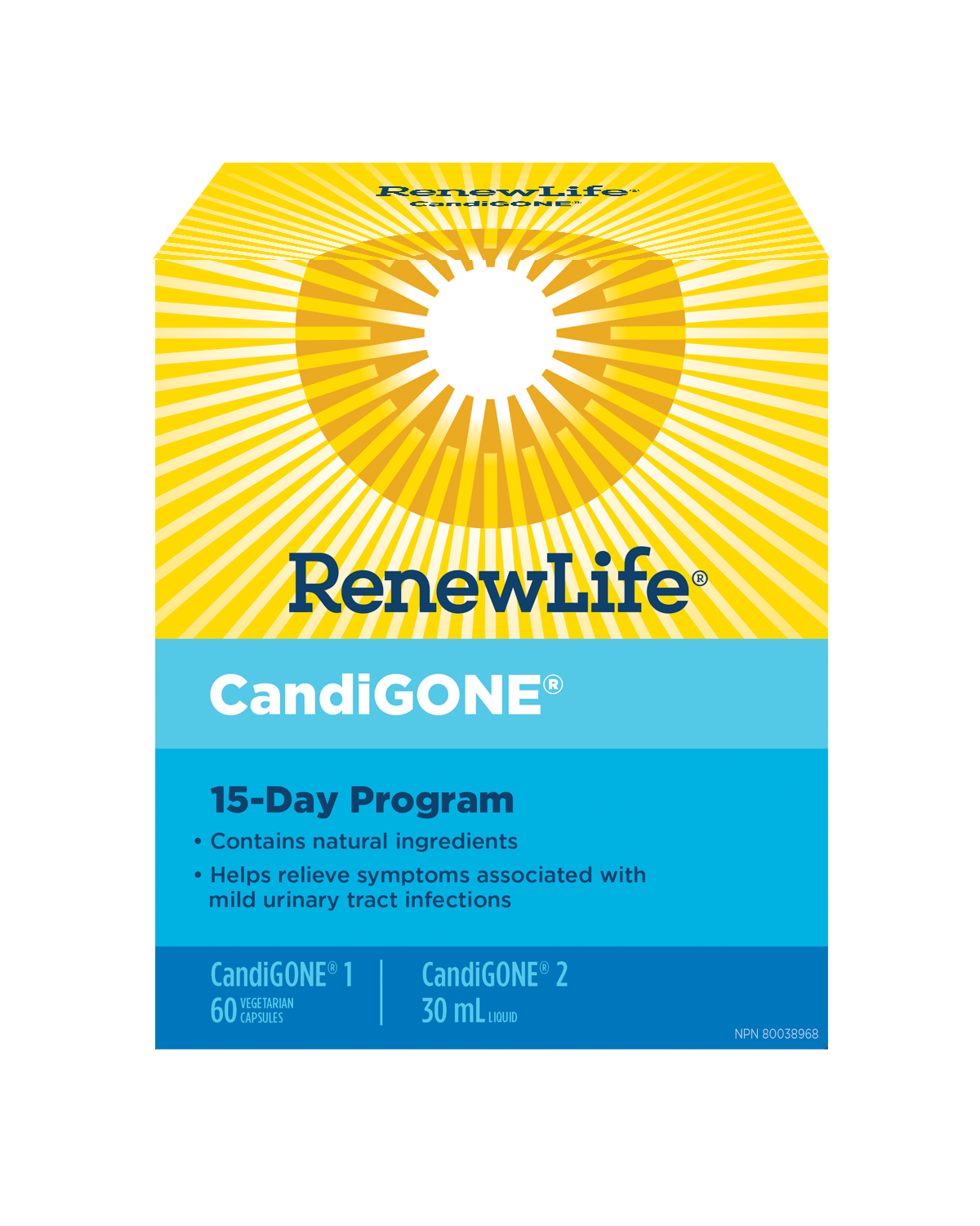 Renew Life CandiGONE 15 Day Cleansing Kit