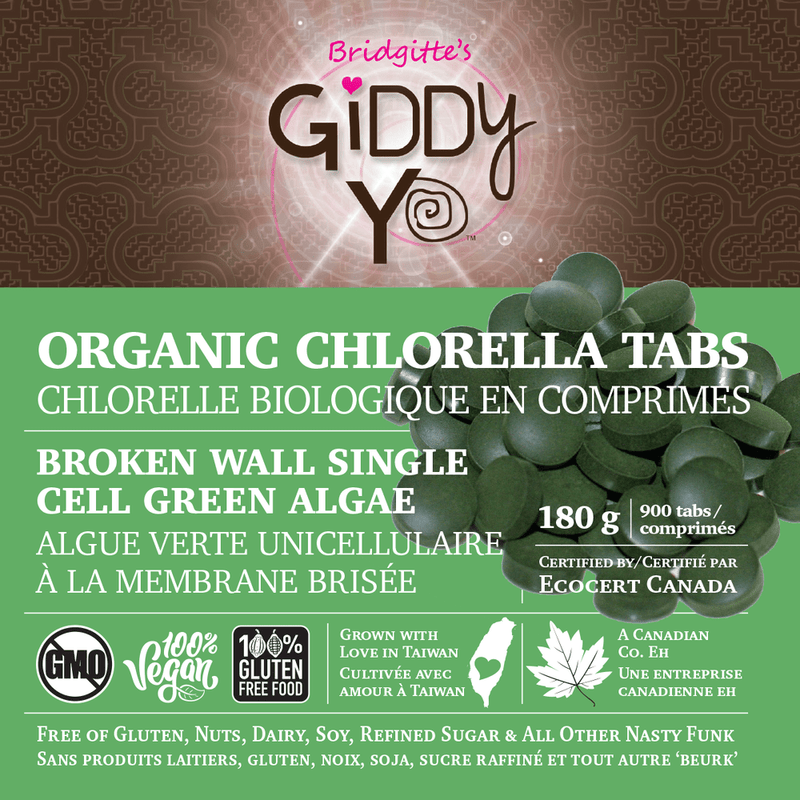 Bridgitte's Giddy Yo Organic Chlorella Tabs