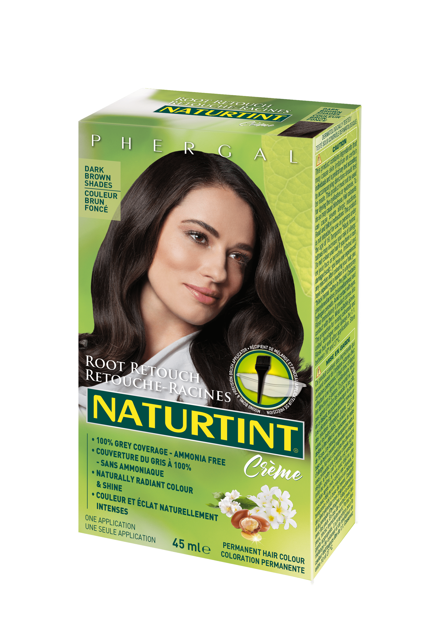 Naturtint Root Retouch Creme Dark Brown Shades 45 ml