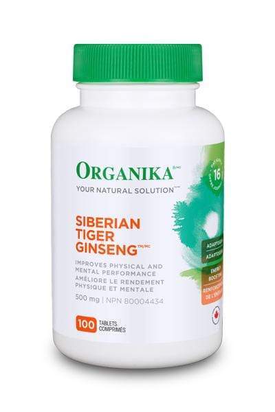 Organika GINSENG - SIBERIAN TIGER 500MG 100 Tablets