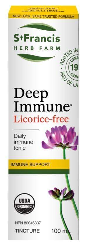St. francis herb farm deep immune licorice-free tincture 100ml