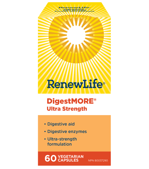 Renew Life DigestMORE ULTRA Strength 60 Veg-Cap
