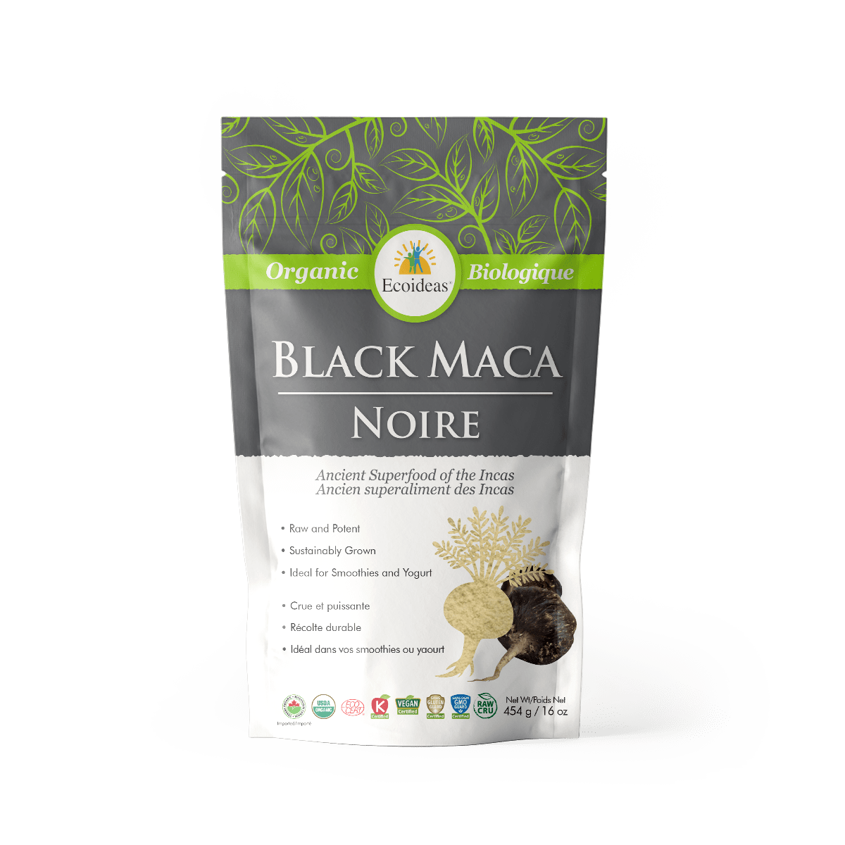 Ecoideas Black Maca 454g