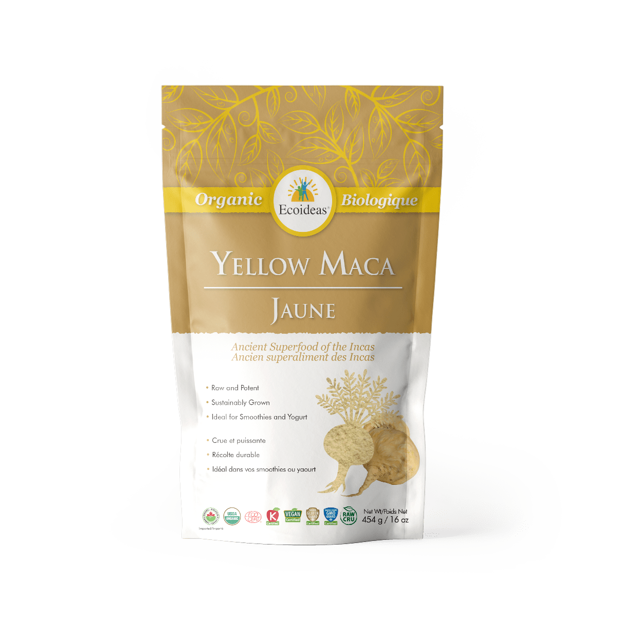 Ecoideas Yellow Maca 454g