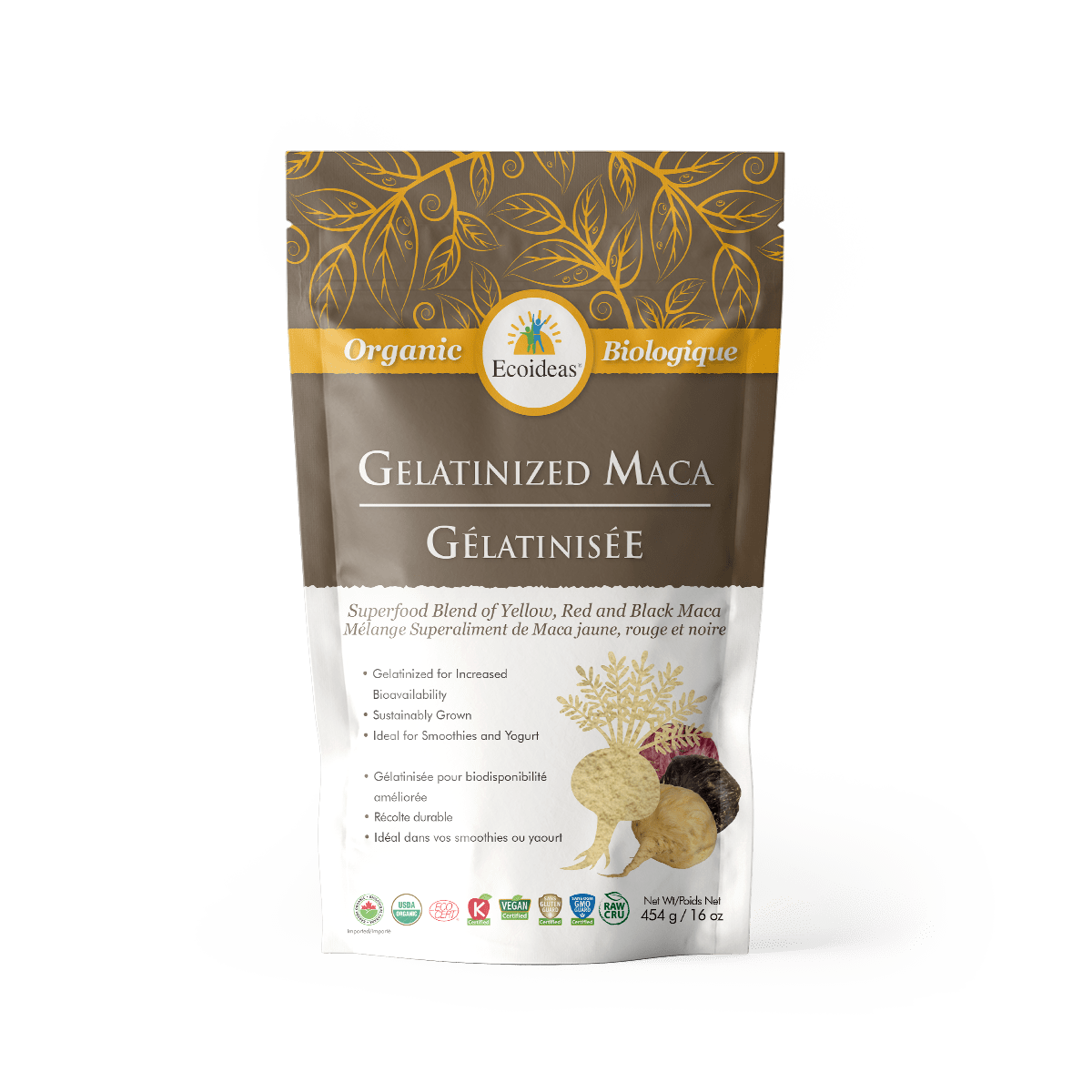 Ecoideas Gelatinized Maca 454g