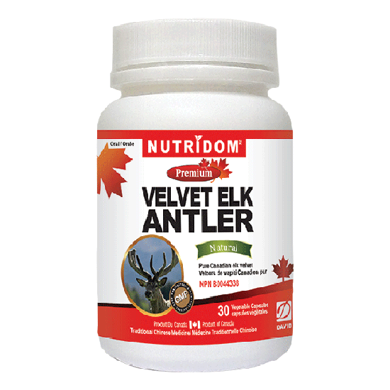 Nutridom Canadian Velvet Elk Antler