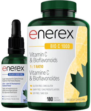 Enerex Bio C 1000 180 Tabs + FREE Black Seed Oil 30 mL