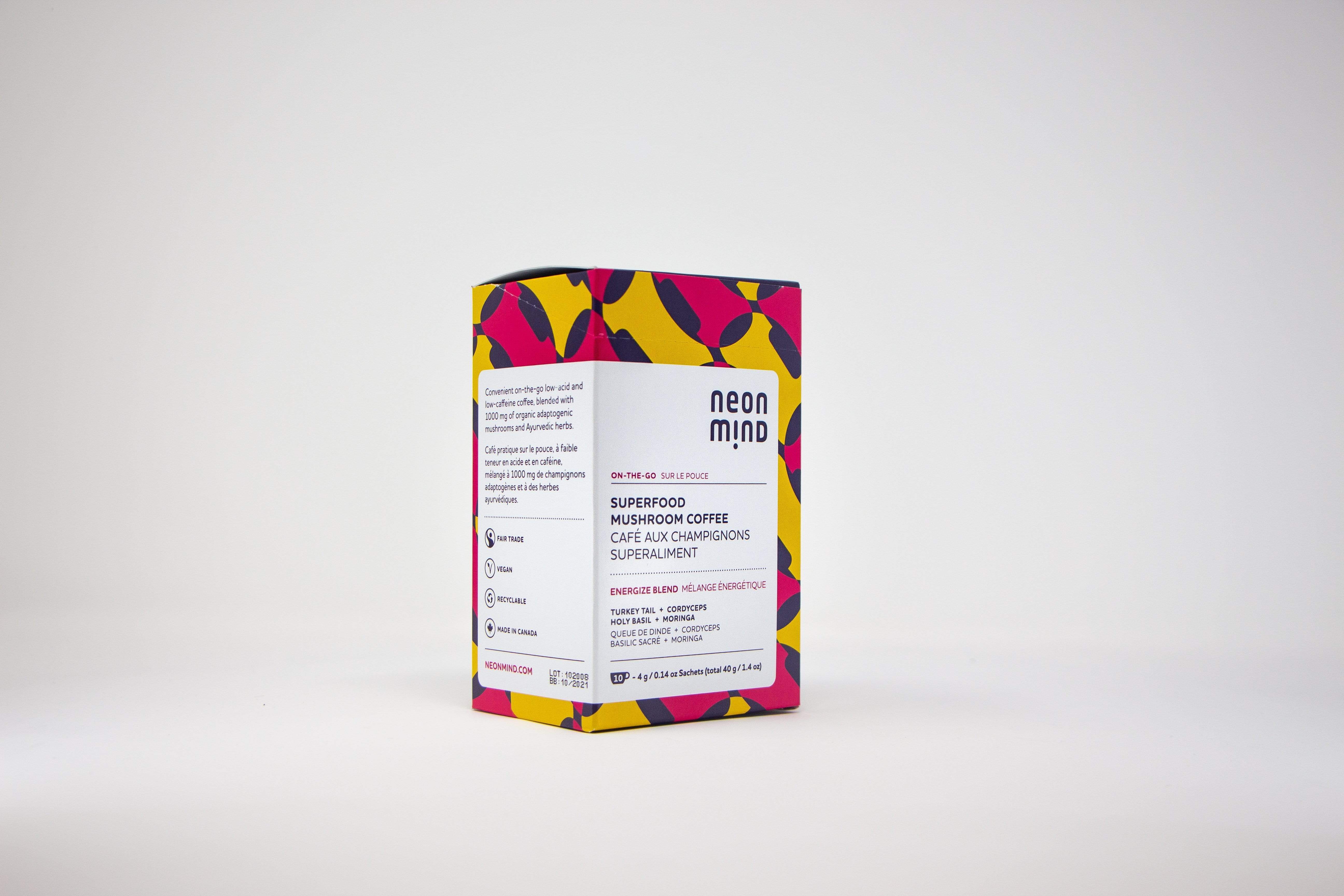 NeonMind Energize Blend Superfood Mushroom Coffee