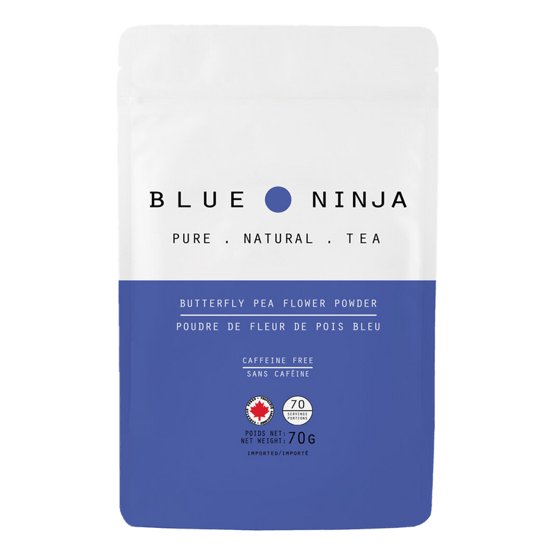 ماتشا نينجا - مسحوق زهرة البازلاء فراشة النينجا الزرقاء (70 حصة)