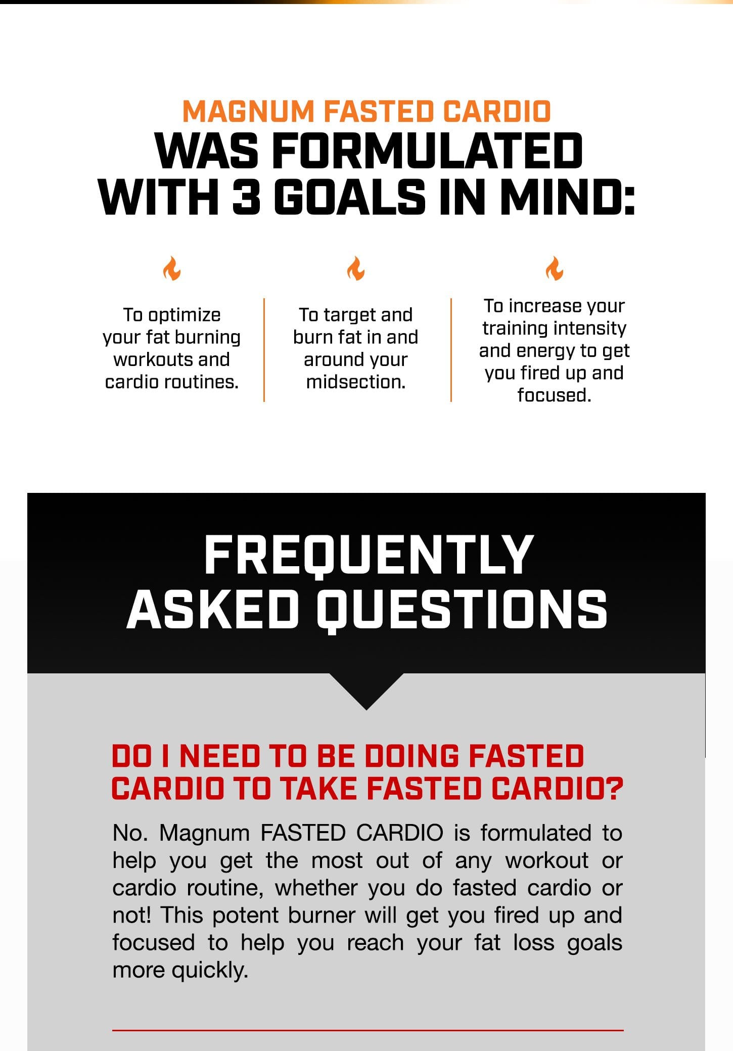 Magnum Nutraceuticals Fasted Cardio 158 g - Red Candy Blast Flavour