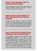 Magnum Nutraceuticals Fasted Cardio 158 g - Orange Flavour