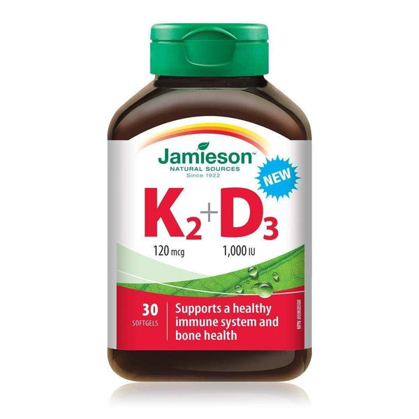 Jamieson 비타민 K2 &amp; D3 소프트젤