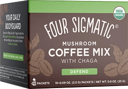 동충하초와 차가버섯을 함유한 Four Sigmatic 버섯 커피 믹스
