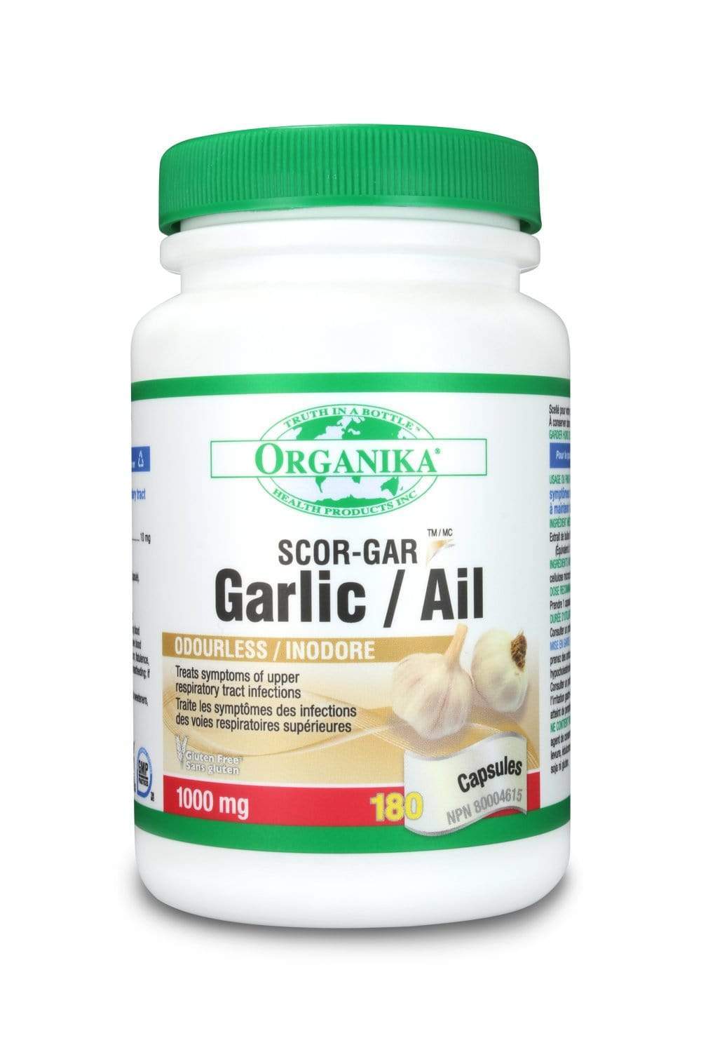 Organika GARLIC Scor-Gar 1000MG 180 Capsules