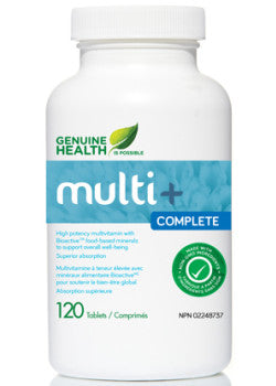 Genuine Health, 멀티+ 컴플리트 종합 비타민, 120정(중단됨)